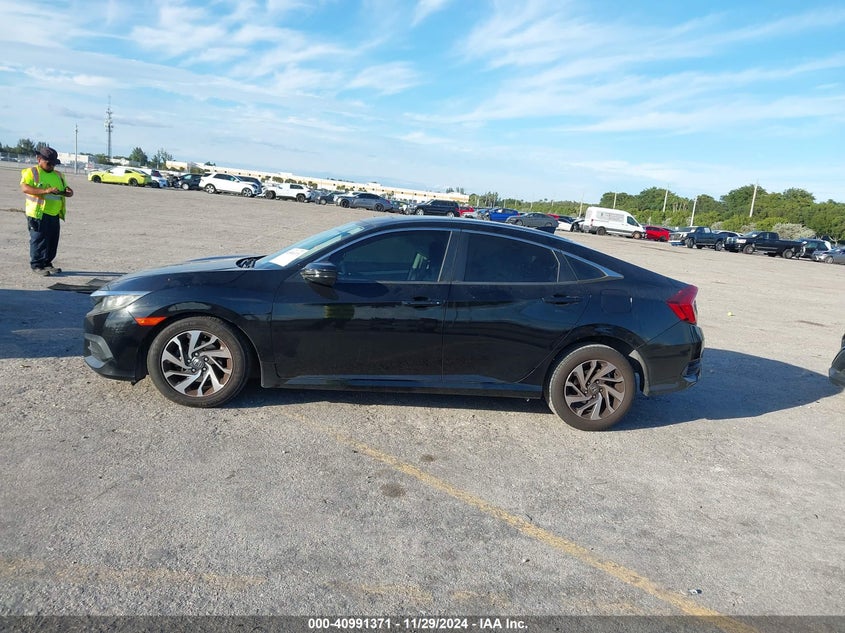 VIN 19XFC2F79JE020192 2018 HONDA CIVIC EX