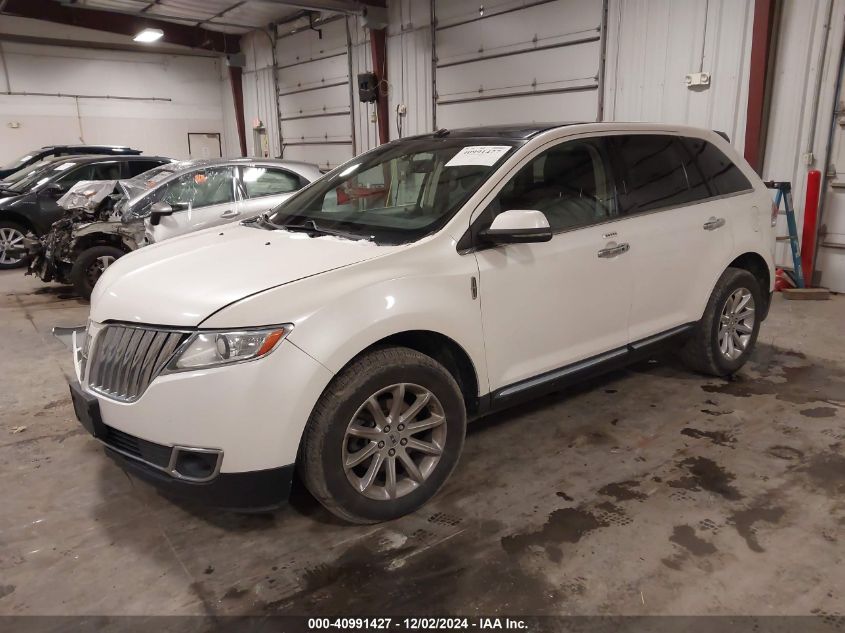 2012 Lincoln Mkx VIN: 2LMDJ8JK9CBL13726 Lot: 40991427