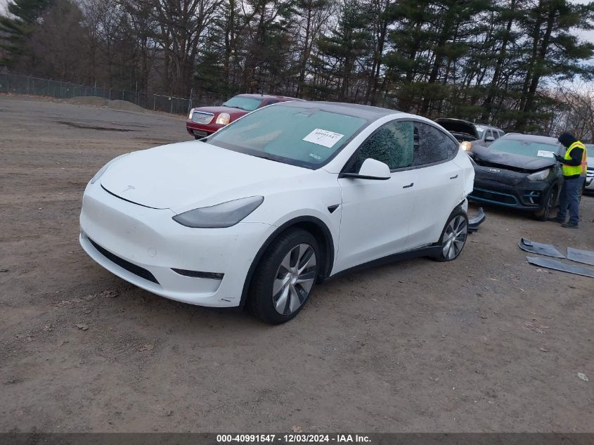 VIN 5YJYGDEE7MF202948 2021 Tesla Model Y, Long Rang... no.2