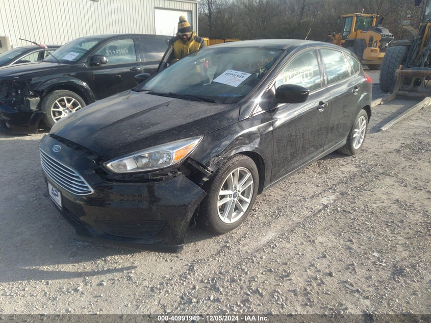 Vin: 1fadp3k27jl243016, lot: 41481832, ford focus se 20182