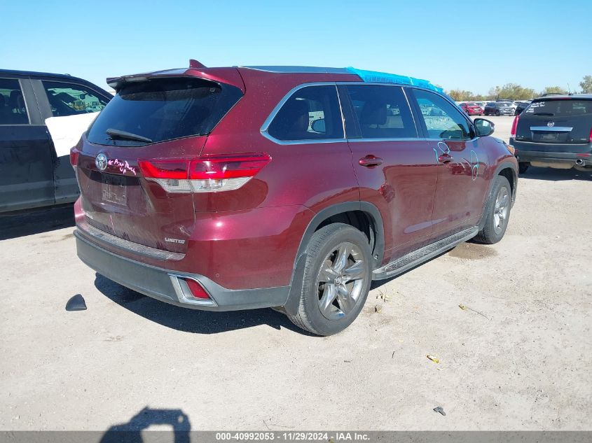 VIN 5TDYZRFH1HS220931 2017 Toyota Highlander, Limit... no.4