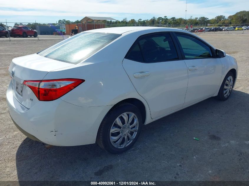 VIN 2T1BURHE3GC725349 2016 Toyota Corolla, LE no.4