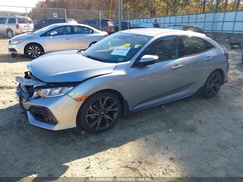 VIN SHHFK7H48KU228108 2019 Honda Civic, Sport no.2