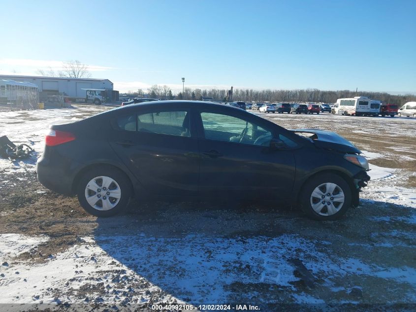 VIN KNAFK4A63G5476008 2016 KIA Forte, LX no.13