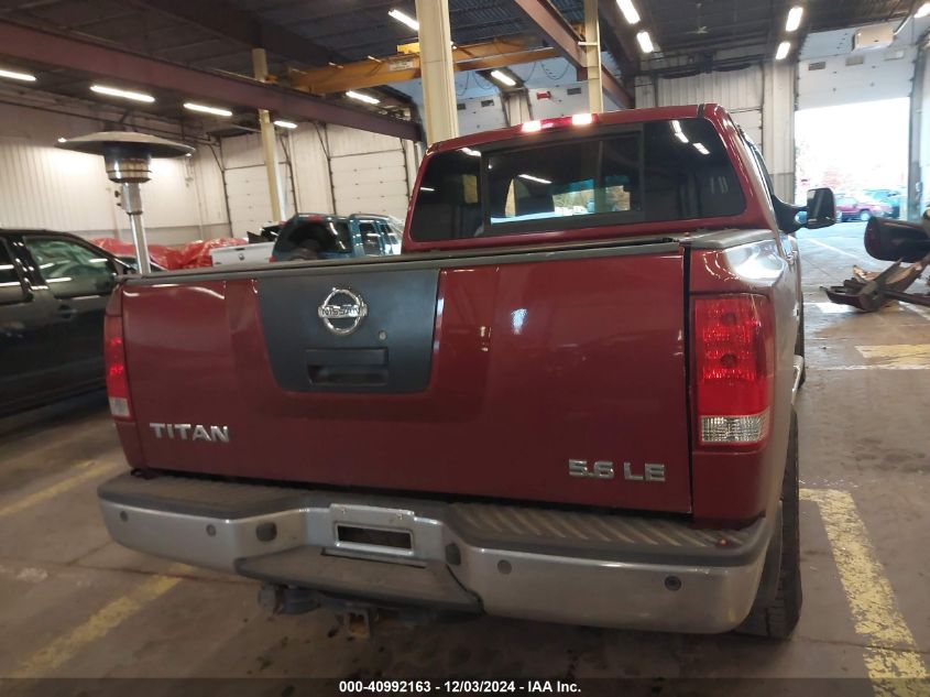 2007 Nissan Titan Le VIN: 1N6AA07B77N245641 Lot: 40992163