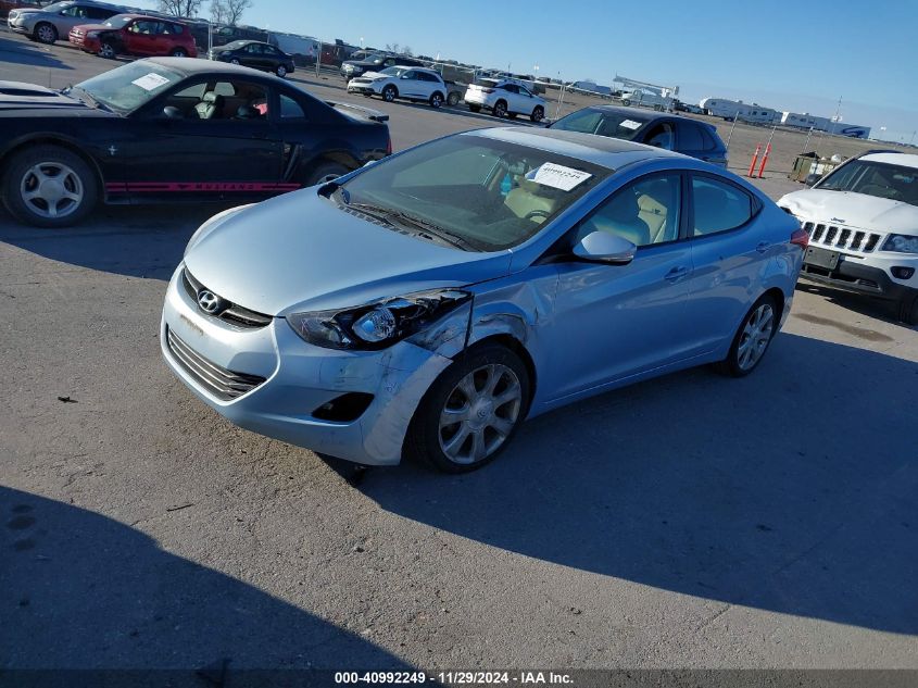 VIN KMHDH4AE8DU635571 2013 Hyundai Elantra, Limited no.2