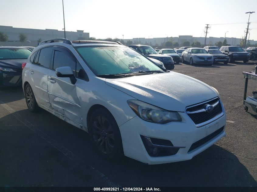 2016 SUBARU IMPREZA 2.0I SPORT LIMITED - JF1GPAY63G8305485