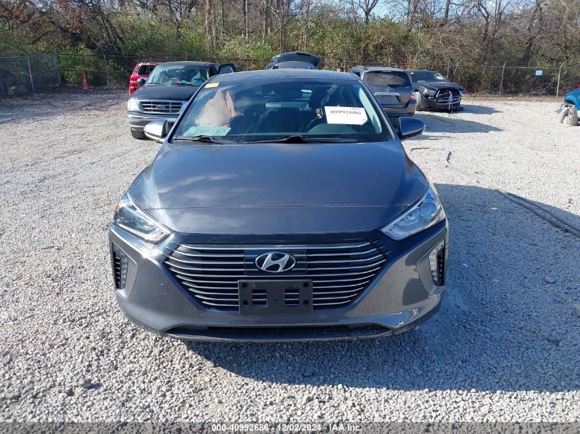 2018 Hyundai Ioniq Hybrid Sel VIN: KMHC75LC8JU072680 Lot: 40992686