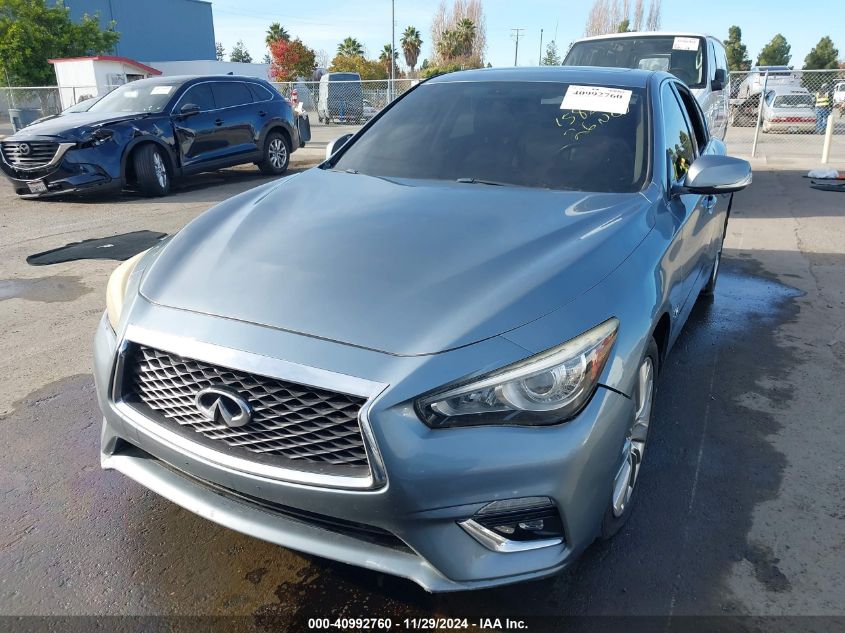 VIN JN1EV7AP6JM352444 2018 Infiniti Q50, 3.0T Luxe no.12