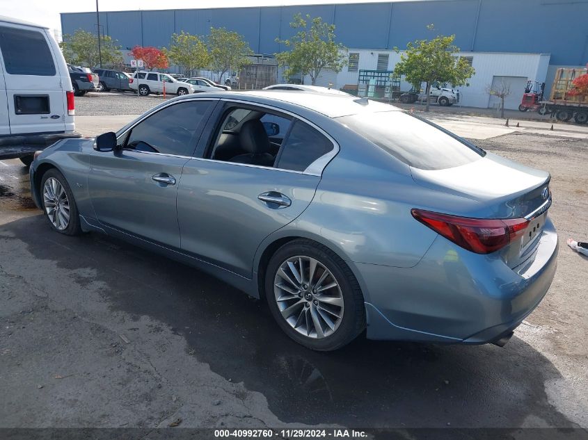 VIN JN1EV7AP6JM352444 2018 Infiniti Q50, 3.0T Luxe no.3