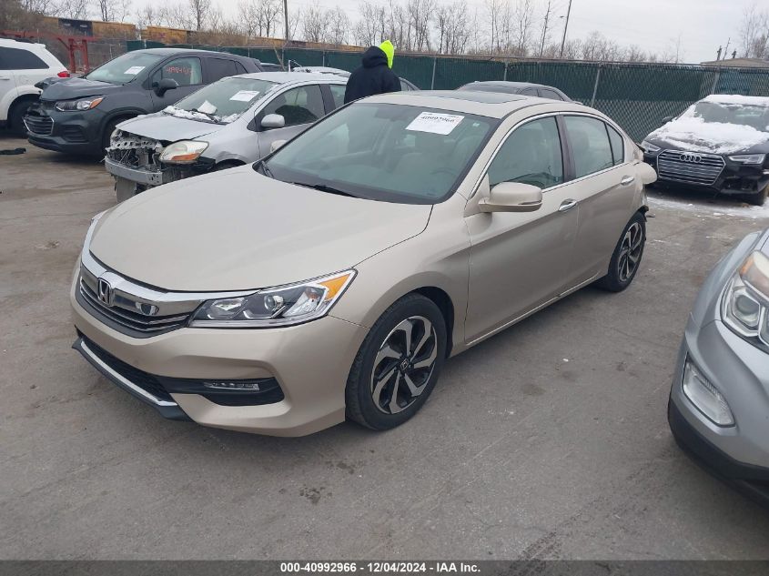 VIN 1HGCR2F82GA120819 2016 Honda Accord, Ex-L no.2