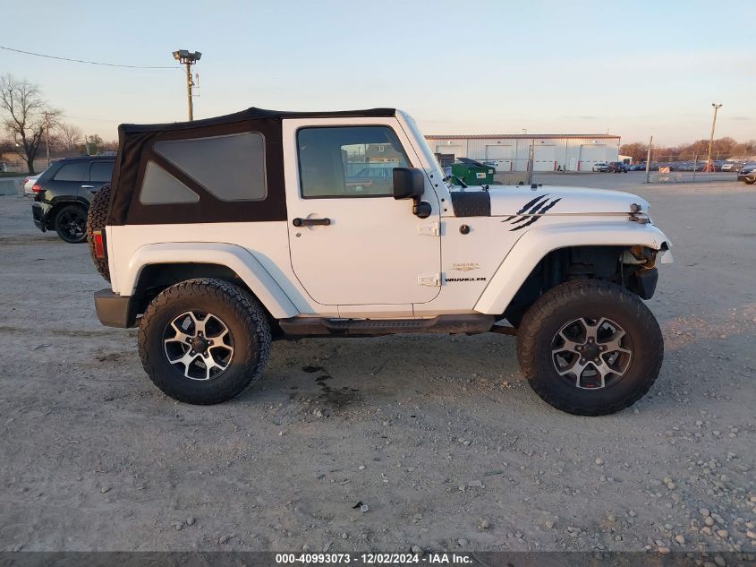 2014 Jeep Wrangler Sahara VIN: 1C4AJWBG4EL205826 Lot: 40993073