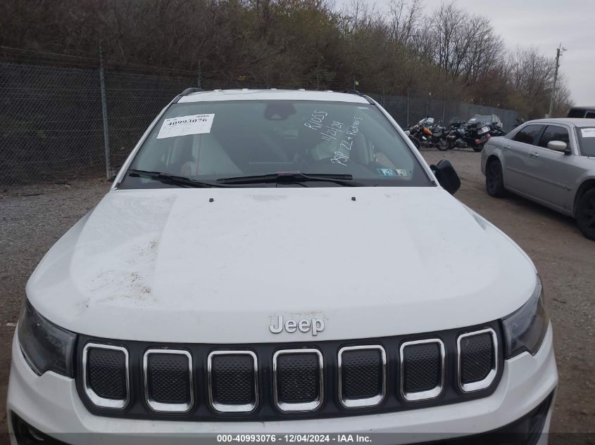 2022 JEEP COMPASS LATITUDE 4X4 - 3C4NJDBB5NT175301