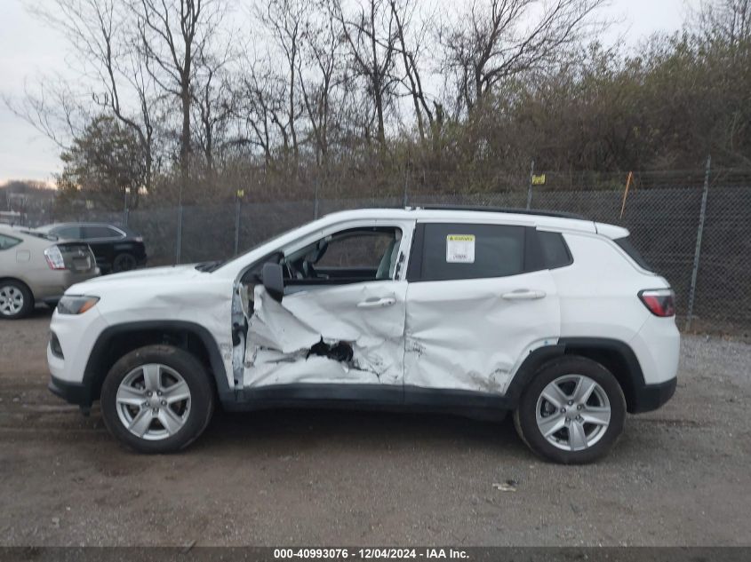 2022 JEEP COMPASS LATITUDE 4X4 - 3C4NJDBB5NT175301