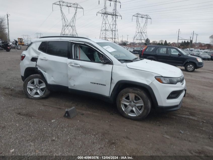 VIN 3C4NJDBB5NT175301 2022 Jeep Compass, Latitude 4X4 no.1