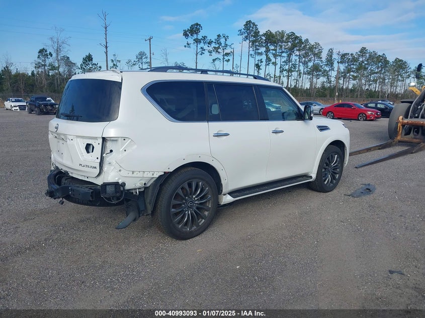 Vin: jn8ay2db2r9853047, lot: 41482976, nissan armada platinum 4wd 20244