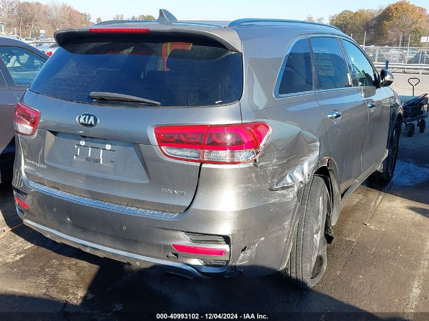 VIN 5XYPK4A5XGG186516 2016 KIA Sorento, 3.3L Sx no.4