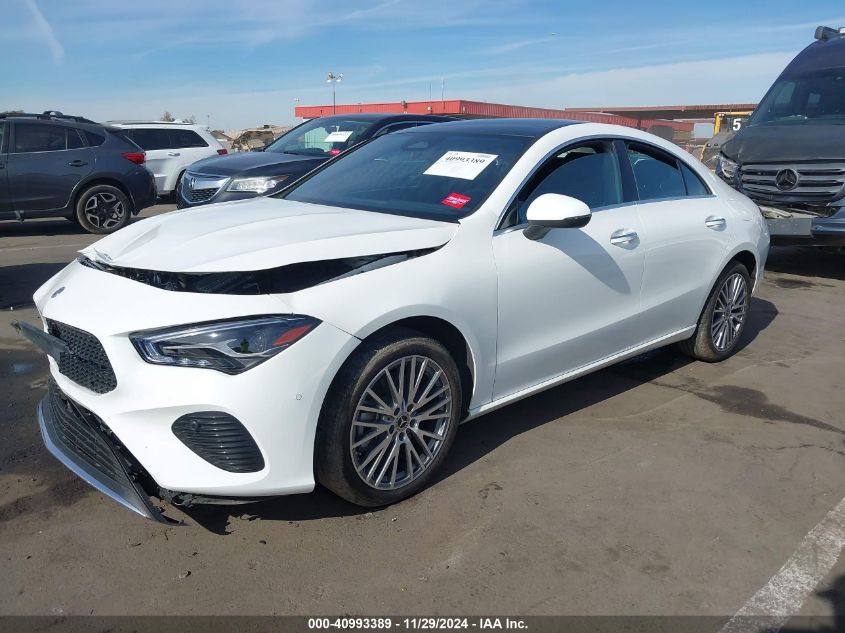 VIN W1K5J4GB8RN454617 2024 Mercedes-Benz Cla 250 Coupe no.2