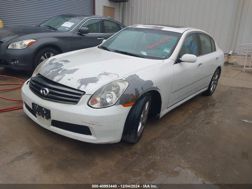 2006 INFINITI G35 VIN: JNKCV51E06M519779
