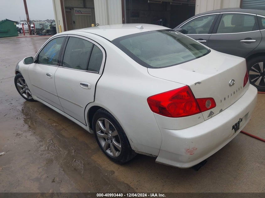 2006 INFINITI G35 VIN: JNKCV51E06M519779