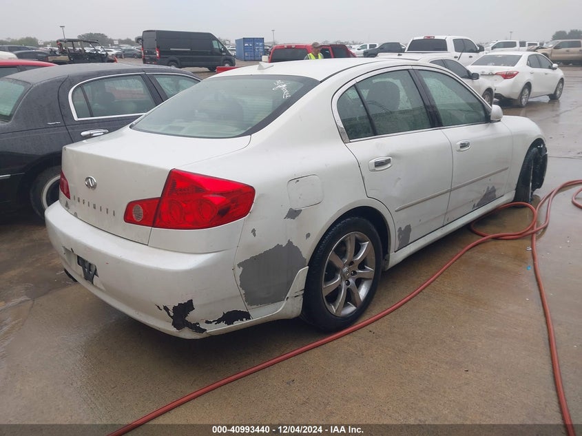 2006 INFINITI G35 VIN: JNKCV51E06M519779