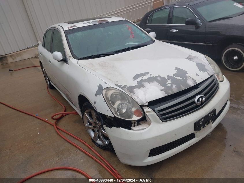 2006 Infiniti G35 VIN: JNKCV51E06M519779 Lot: 40993440