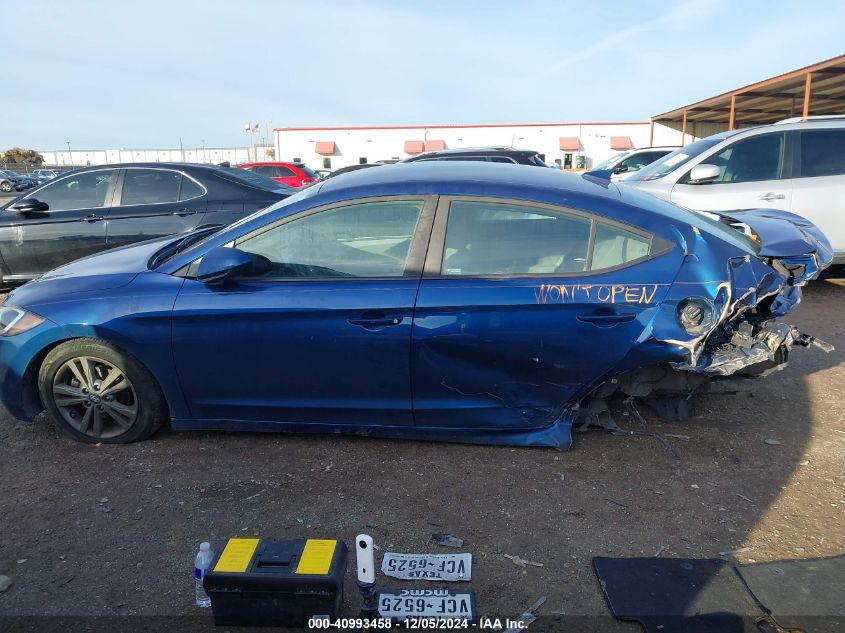 2018 HYUNDAI ELANTRA VIN: 5NPD84LF6JH245570