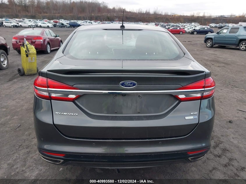 VIN 3FA6P0T97HR289315 2017 FORD FUSION SE