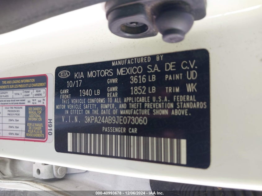 2018 KIA RIO LX - 3KPA24AB9JE073060