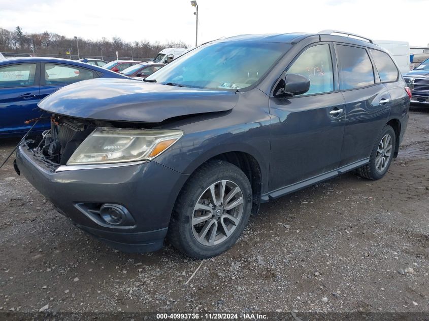 VIN 5N1AR2MM5EC709589 2014 Nissan Pathfinder, SV no.2