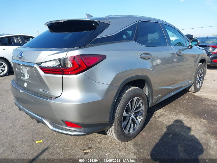 VIN 2T2HGMDA2MC063133 2021 Lexus RX, 450H no.4