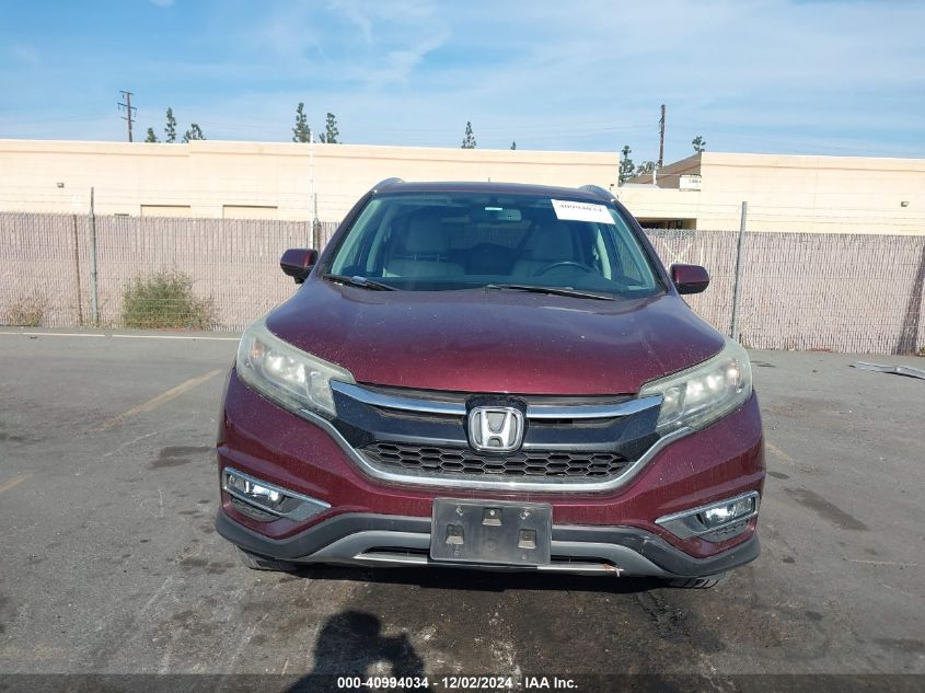 VIN 2HKRM3H78FH542201 2015 Honda CR-V, Ex-L no.12