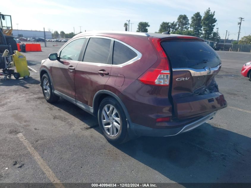 VIN 2HKRM3H78FH542201 2015 Honda CR-V, Ex-L no.3