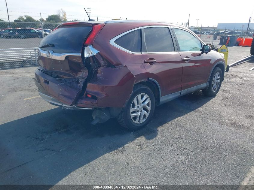 VIN 2HKRM3H78FH542201 2015 Honda CR-V, Ex-L no.4