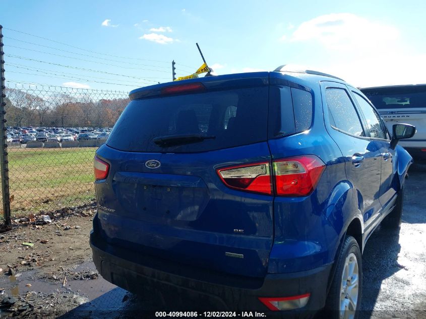 2018 Ford Ecosport Se VIN: MAJ3P1TE1JC158441 Lot: 40994086