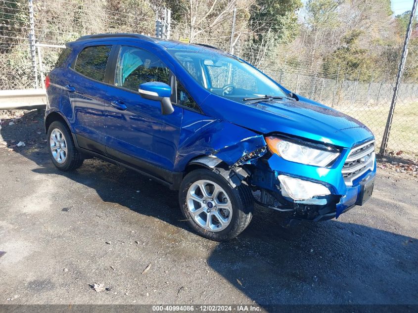 VIN MAJ3P1TE1JC158441 2018 Ford Ecosport, SE no.1