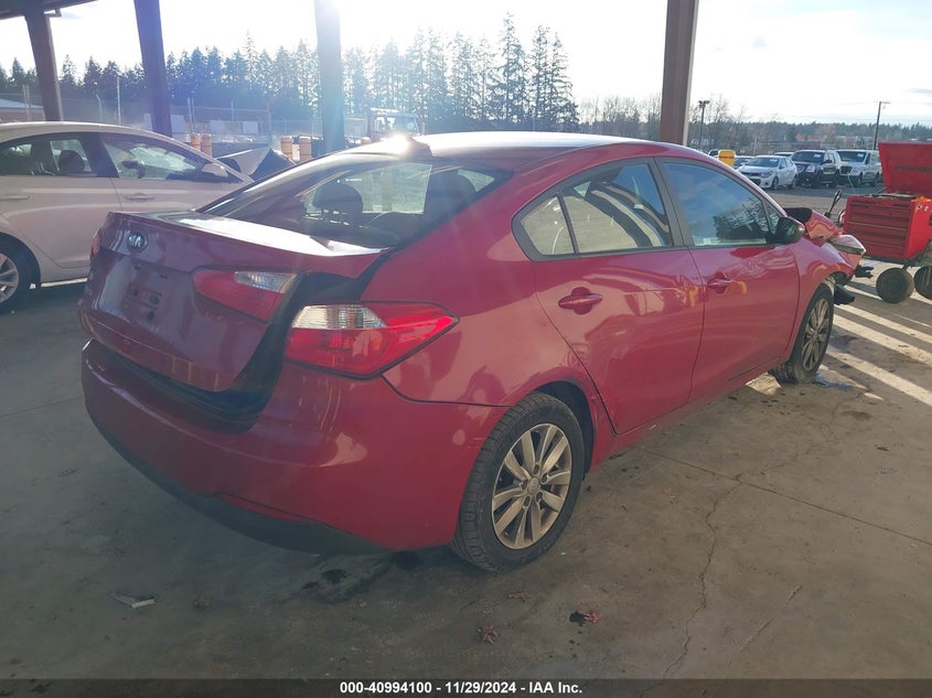 2014 KIA FORTE VIN: KNAFX4A67E5211509