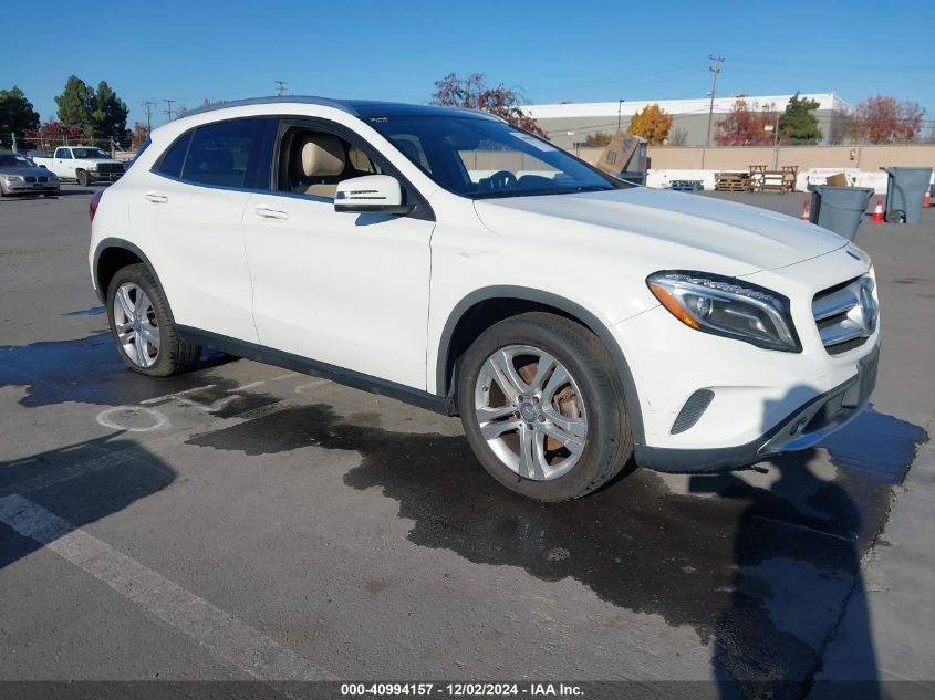 2016 MERCEDES-BENZ GLA 250