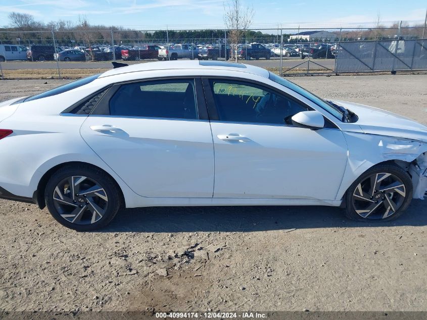 2024 Hyundai Elantra Sel VIN: KMHLS4DG2RU783300 Lot: 40994174