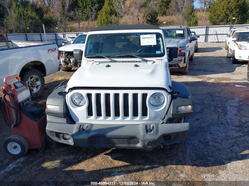 2020 Jeep Wrangler Sport S 4X4 VIN: 1C4GJXAGXLW233370 Lot: 40994213