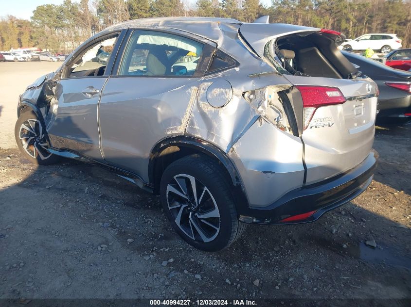 VIN 3CZRU6H16KM740643 2019 HONDA HR-V no.3