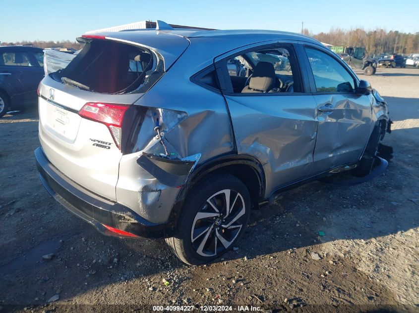 VIN 3CZRU6H16KM740643 2019 HONDA HR-V no.4