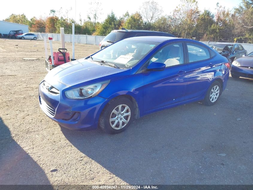 VIN KMHCT4AE3DU415801 2013 HYUNDAI ACCENT no.2