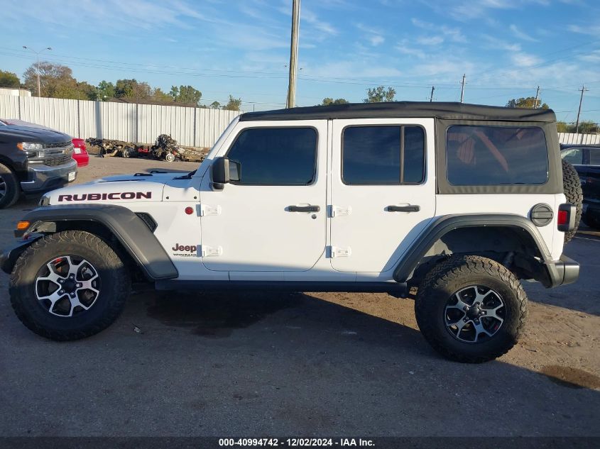 2022 Jeep Wrangler Unlimited Rubicon 4X4 VIN: 1C4HJXFN4NW123803 Lot: 40994742