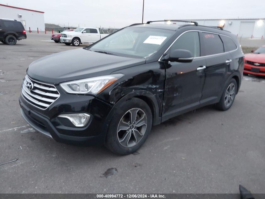 VIN KM8SN4HF0DU024349 2013 Hyundai Santa Fe, Gls no.2