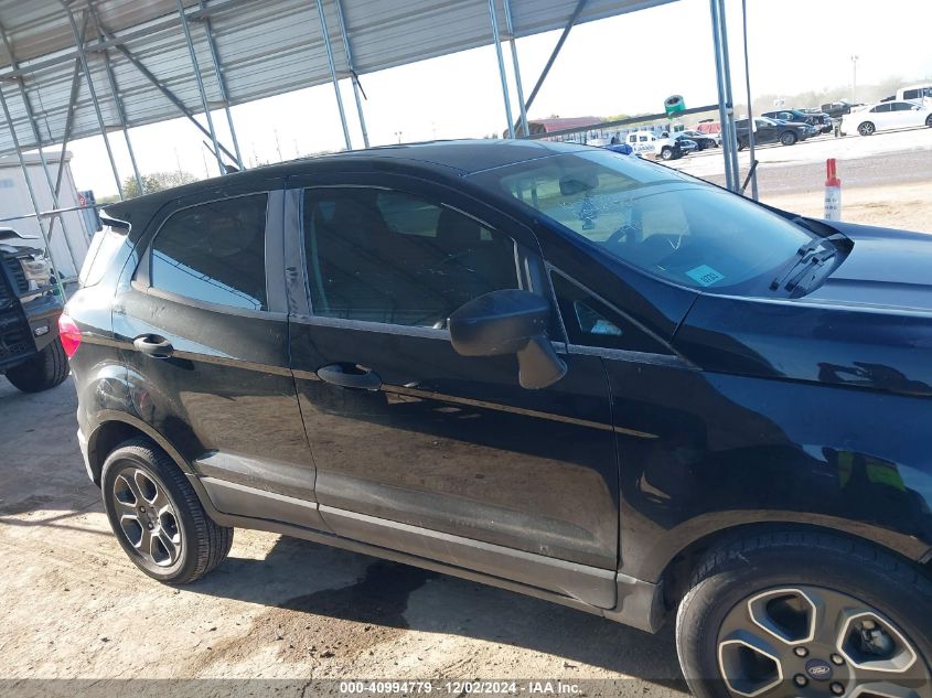 2021 Ford Ecosport S VIN: MAJ3S2FEXMC448293 Lot: 40994779