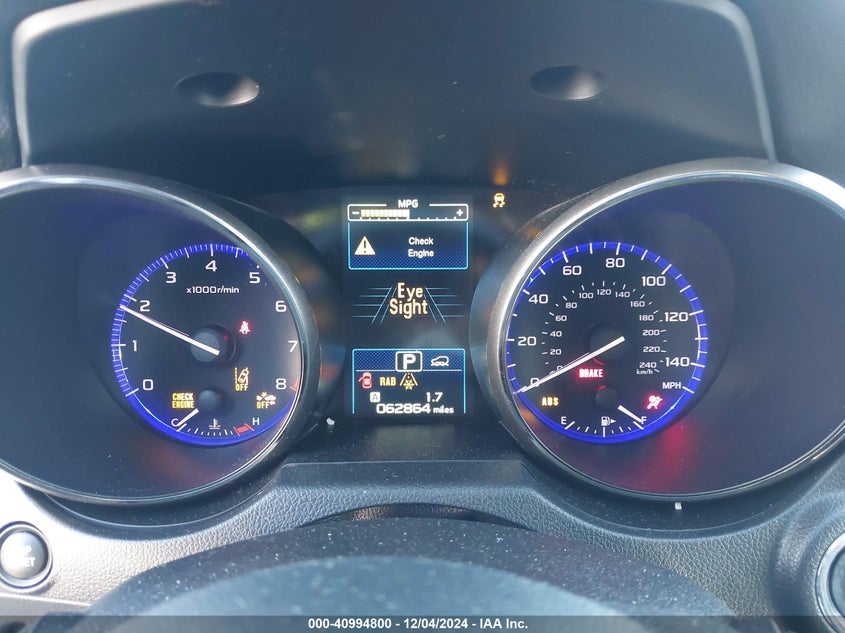 2019 SUBARU OUTBACK 2.5I LIMITED - 4S4BSANC2K3334121