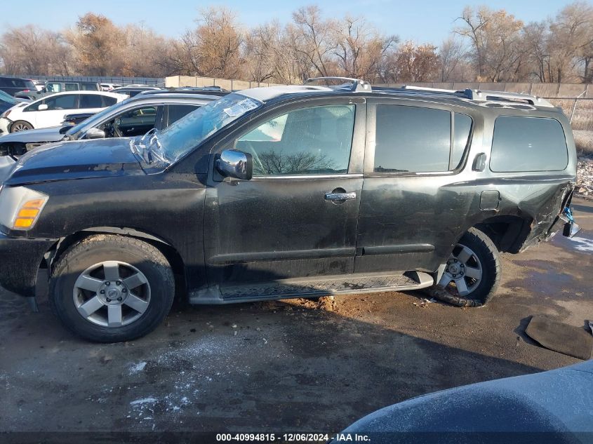 2004 Nissan Pathfinder Armada Le VIN: 5N1AA08B54N744947 Lot: 40994815