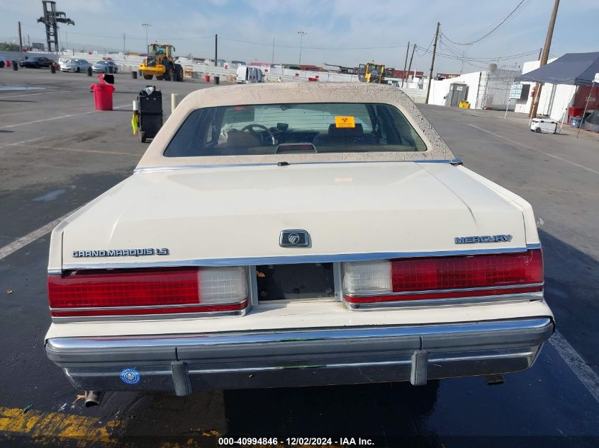 1990 Mercury Grand Marquis Ls VIN: 2MECM75F6LX671085 Lot: 40994846