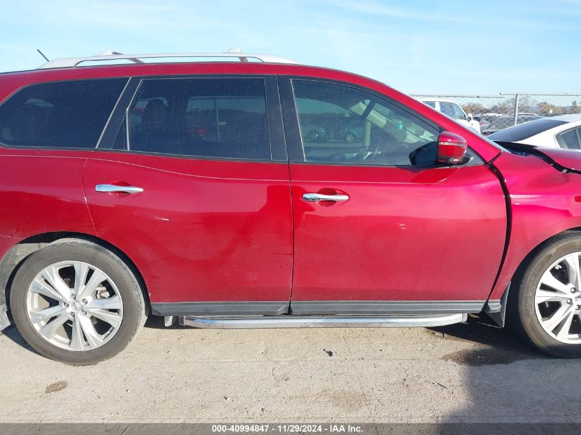 2018 Nissan Pathfinder Sl VIN: 5N1DR2MN0JC676369 Lot: 40994847